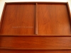 2pc Danish Modern Rosewood Bedroom Suite Gentleman's Chest and Dresser