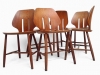 6 Modern Dining Chairs By Ejvind A. Johanss For FDB Mobler Vintage 1960 02
