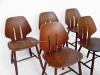 6 Modern Dining Chairs By Ejvind A. Johanss For FDB Mobler Vintage 1960 05